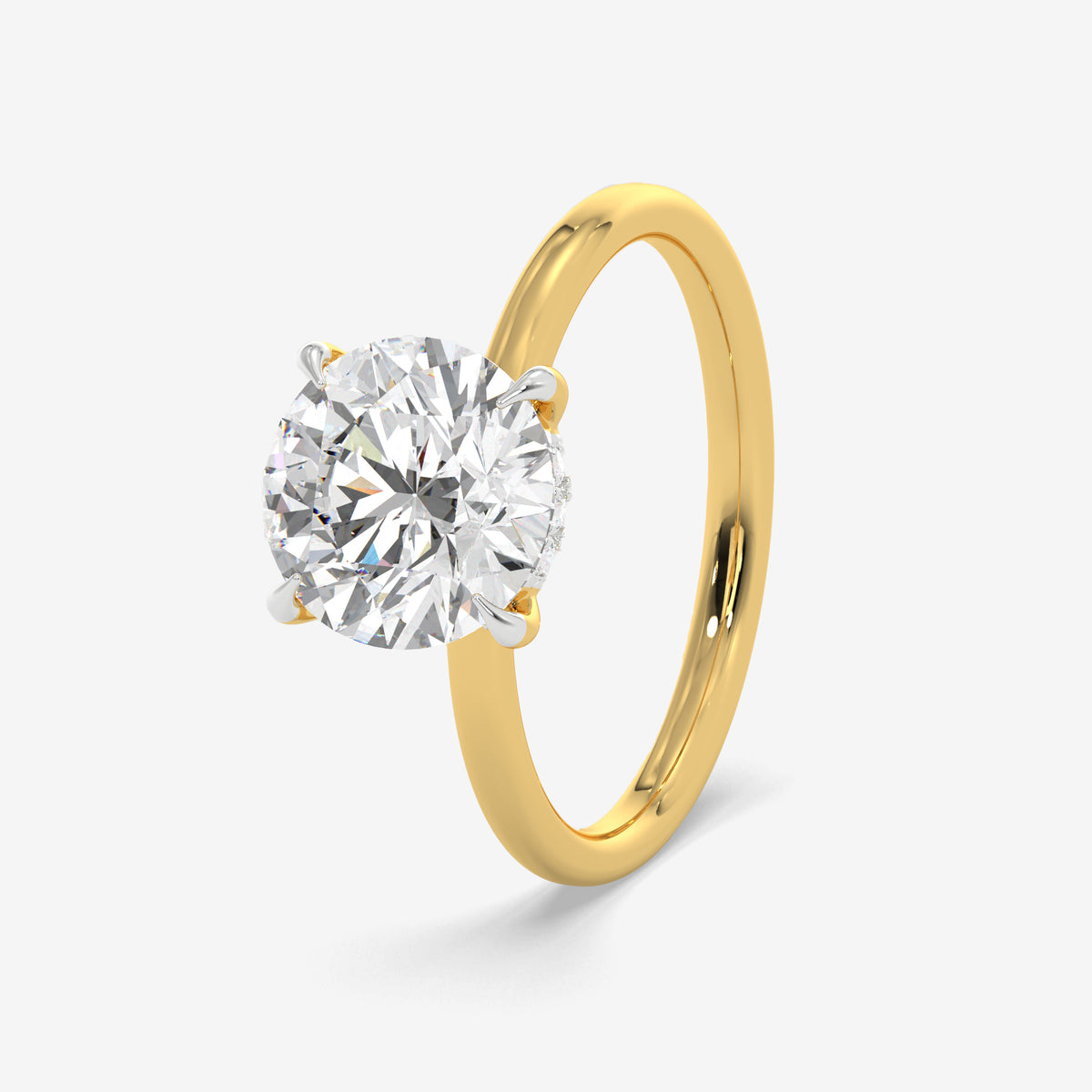 Lunelle Solitaire Diamond Ring