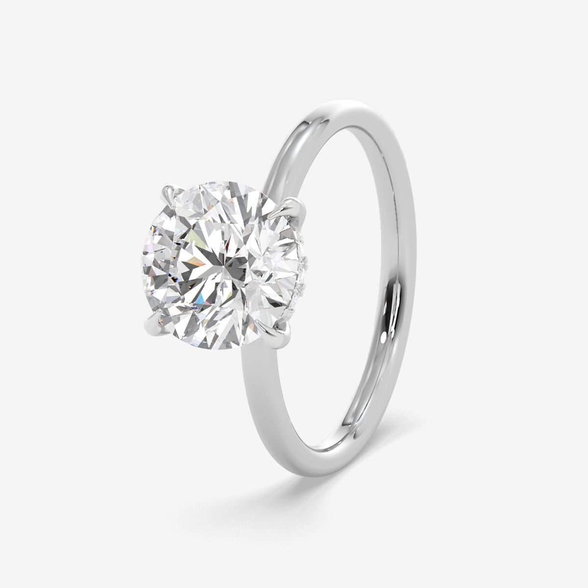 Lunelle Solitaire Diamond Ring