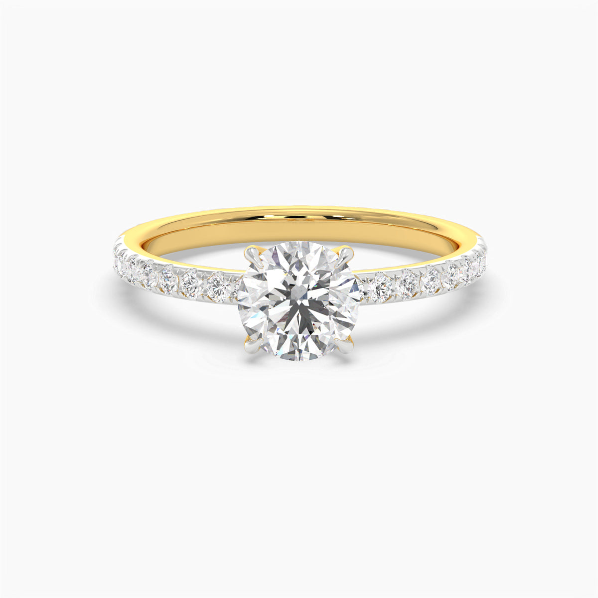 Elara Round Diamond Solitaire Ring