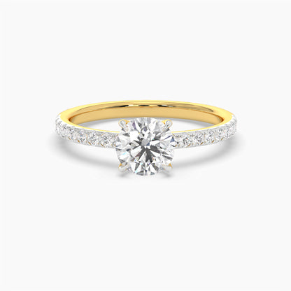 Elara Round Diamond Solitaire Ring