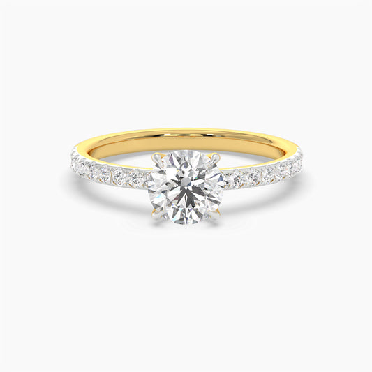 Elara Round Diamond Solitaire Ring