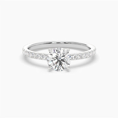 Elara Round Diamond Solitaire Ring