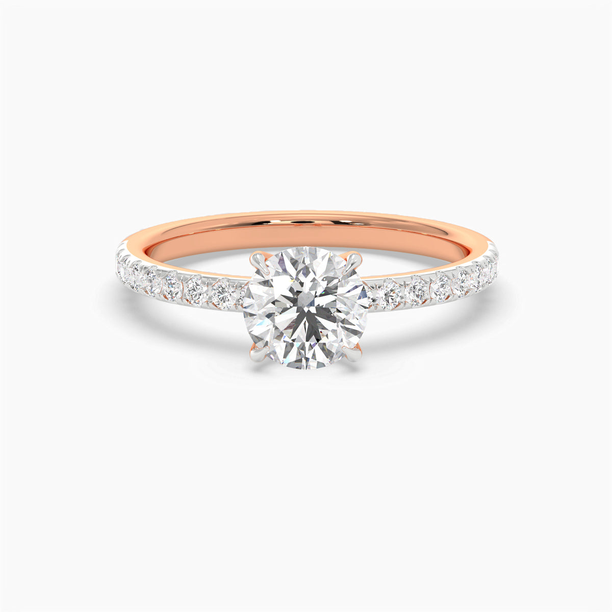 Elara Round Diamond Solitaire Ring