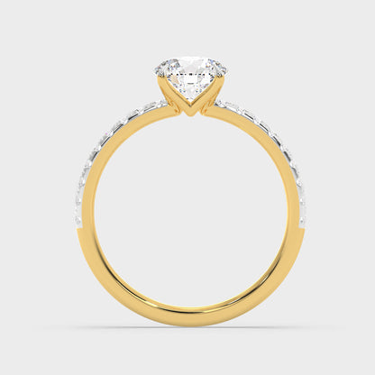 Elara Round Diamond Solitaire Ring