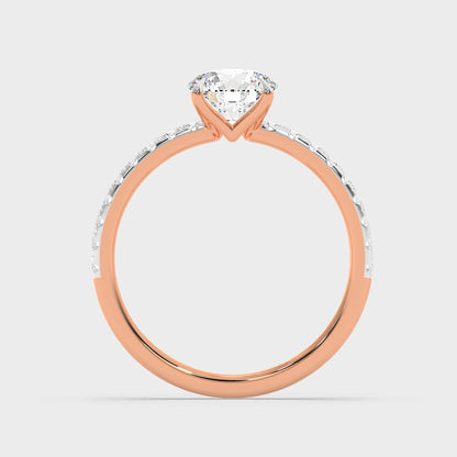 Elara Round Diamond Solitaire Ring