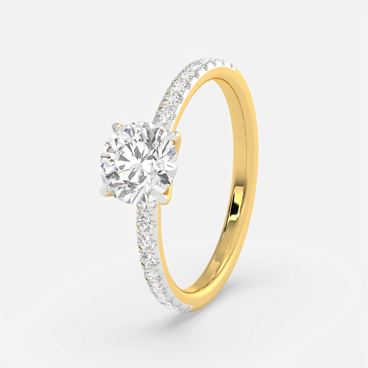 Elara Round Diamond Solitaire Ring