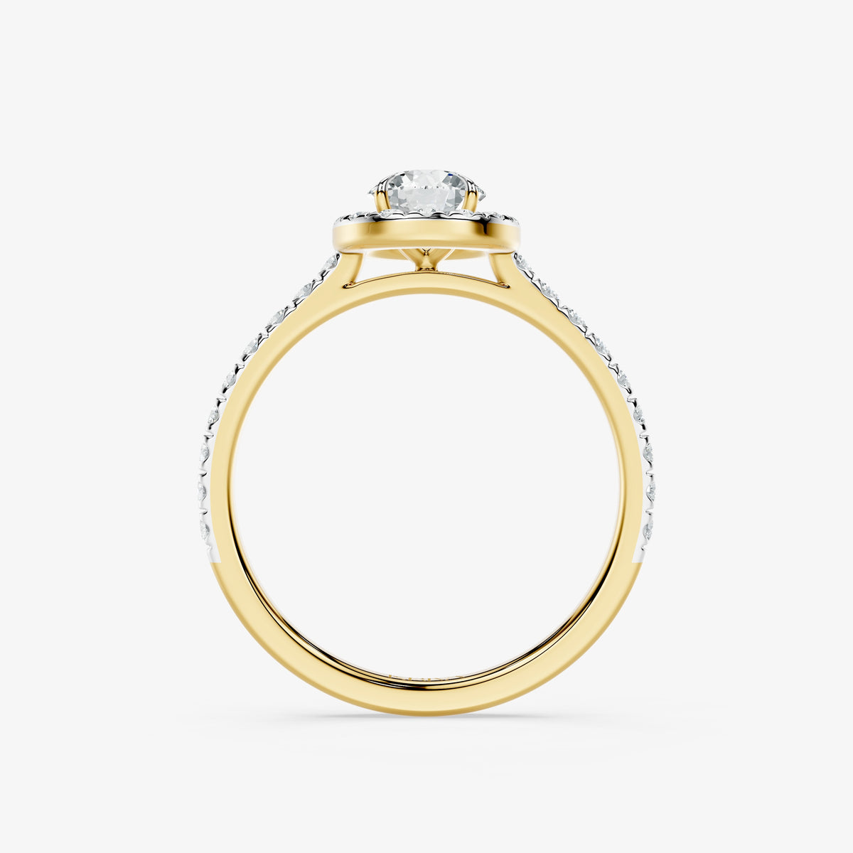Aveline Diamond Halo Ring