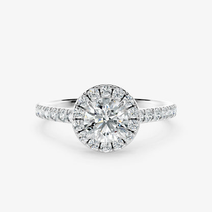 Aveline Diamond Halo Ring