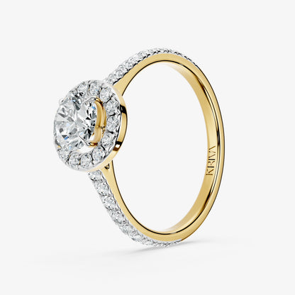 Aveline Diamond Halo Ring