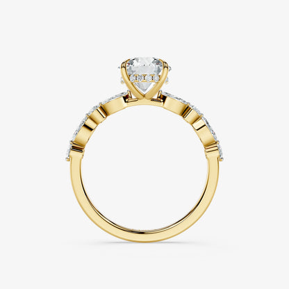 Vesper Diamond Crown Ring
