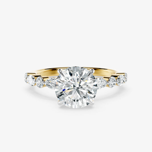 Vesper Diamond Crown Ring