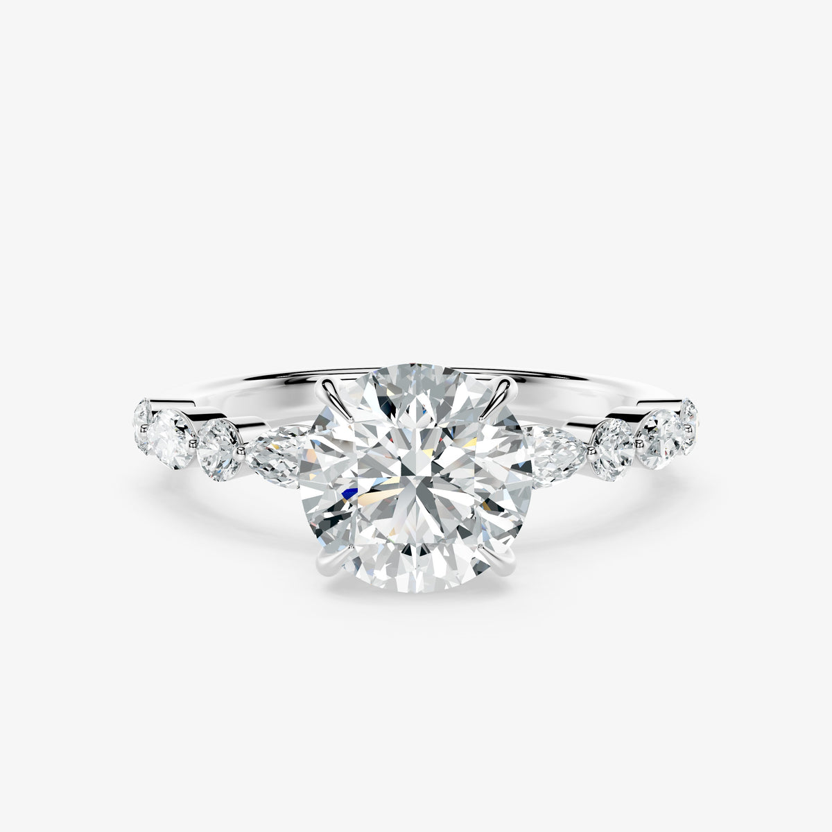 Vesper Diamond Crown Ring