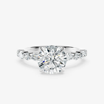 Vesper Diamond Crown Ring