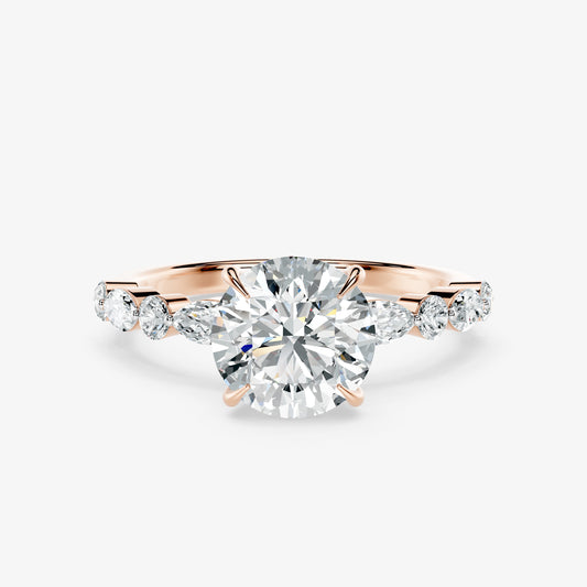 Vesper Diamond Crown Ring