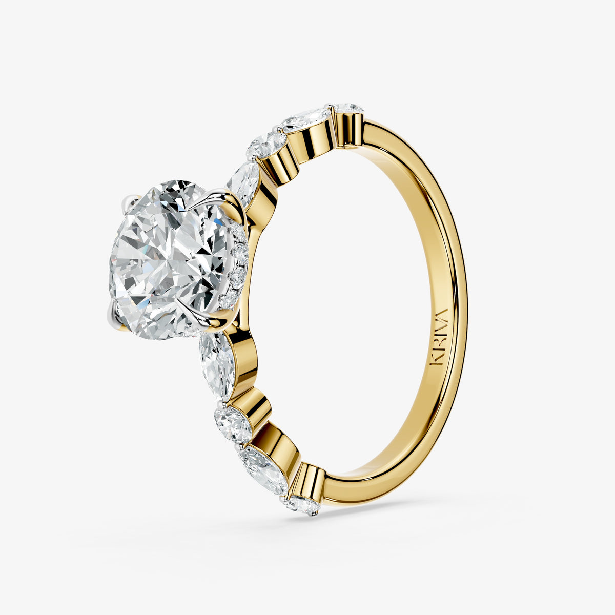 Vesper Diamond Crown Ring