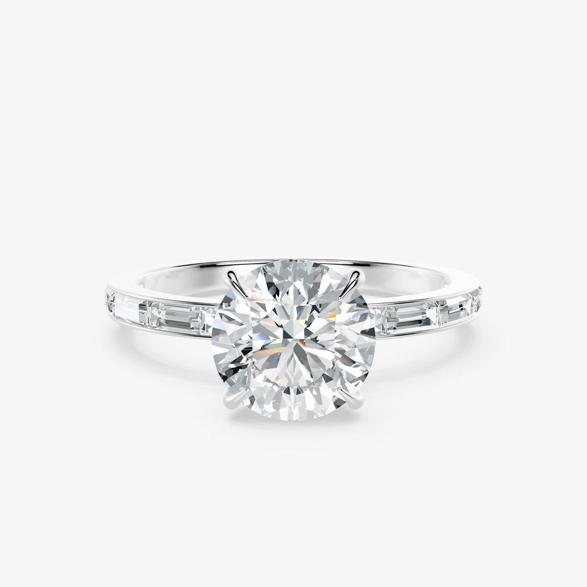 Elowyn Baguette Diamond Accent Ring