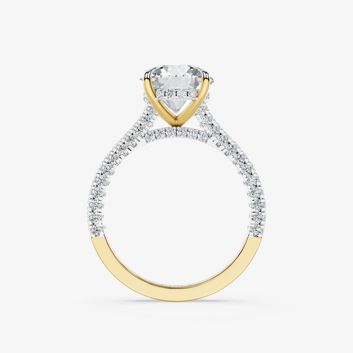 Elowen Round Diamond Pavé Ring