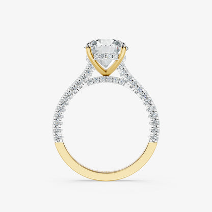 Elowen Round Diamond Pavé Ring