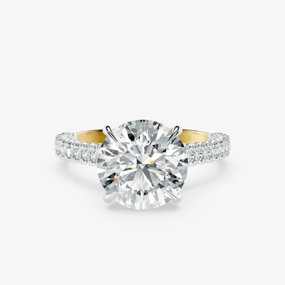 Elowen Round Diamond Pavé Ring