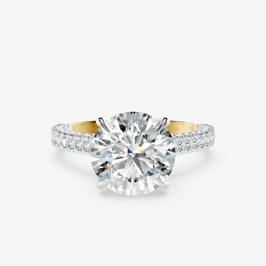Elowen Round Diamond Pavé Ring