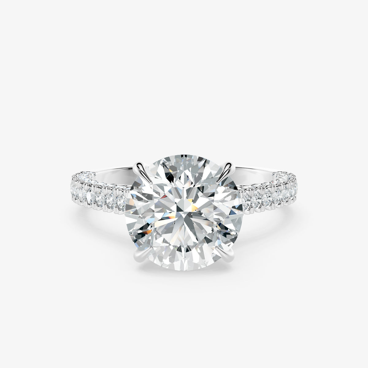 Elowen Round Diamond Pavé Ring