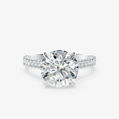 Elowen Round Diamond Pavé Ring