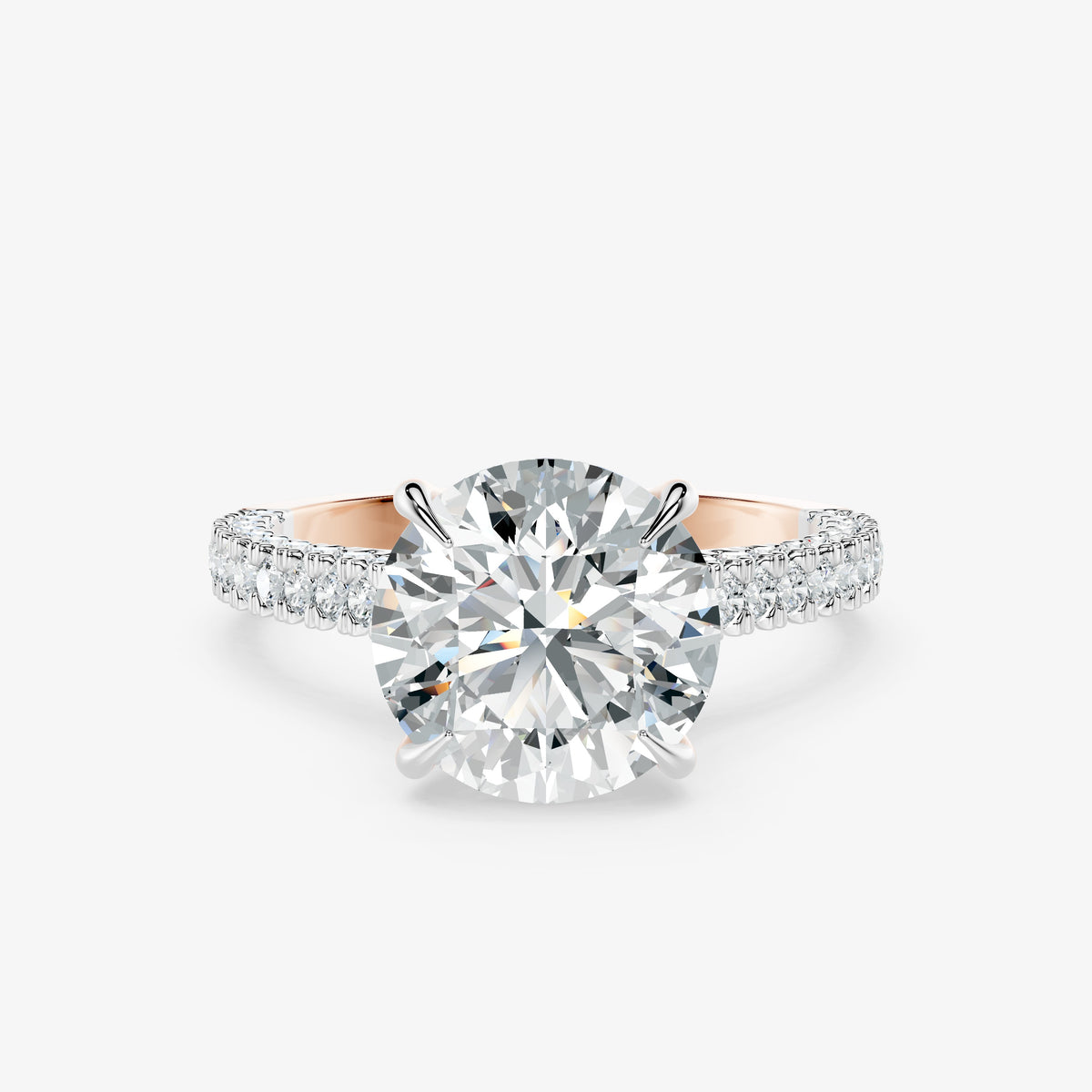 Elowen Round Diamond Pavé Ring