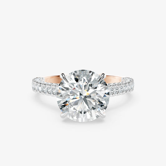 Elowen Round Diamond Pavé Ring