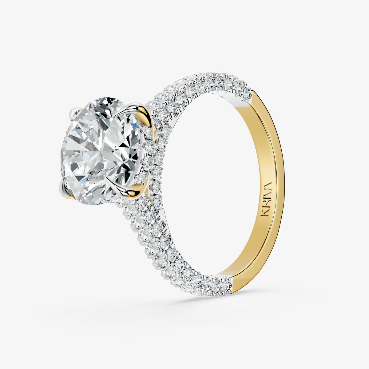 Elowen Round Diamond Pavé Ring