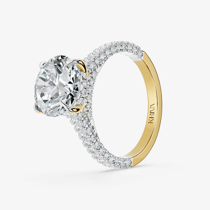 Elowen Round Diamond Pavé Ring