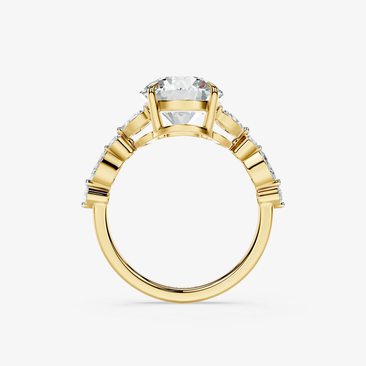 Cressida Diamond Petal Ring