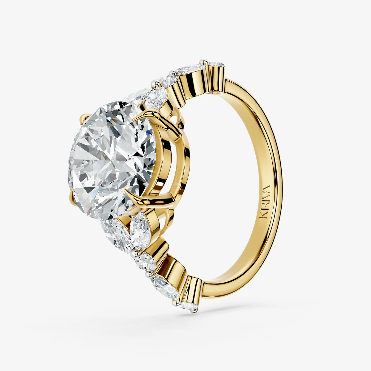 Cressida Diamond Petal Ring