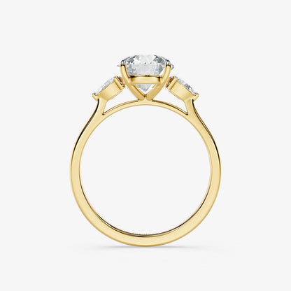 Trielle Three Stone Diamond Ring