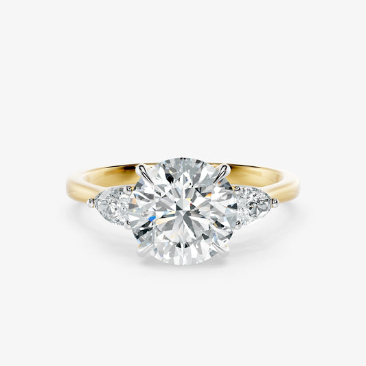 Trielle Three Stone Diamond Ring
