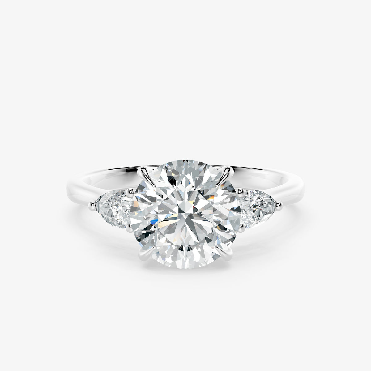 Trielle Three Stone Diamond Ring