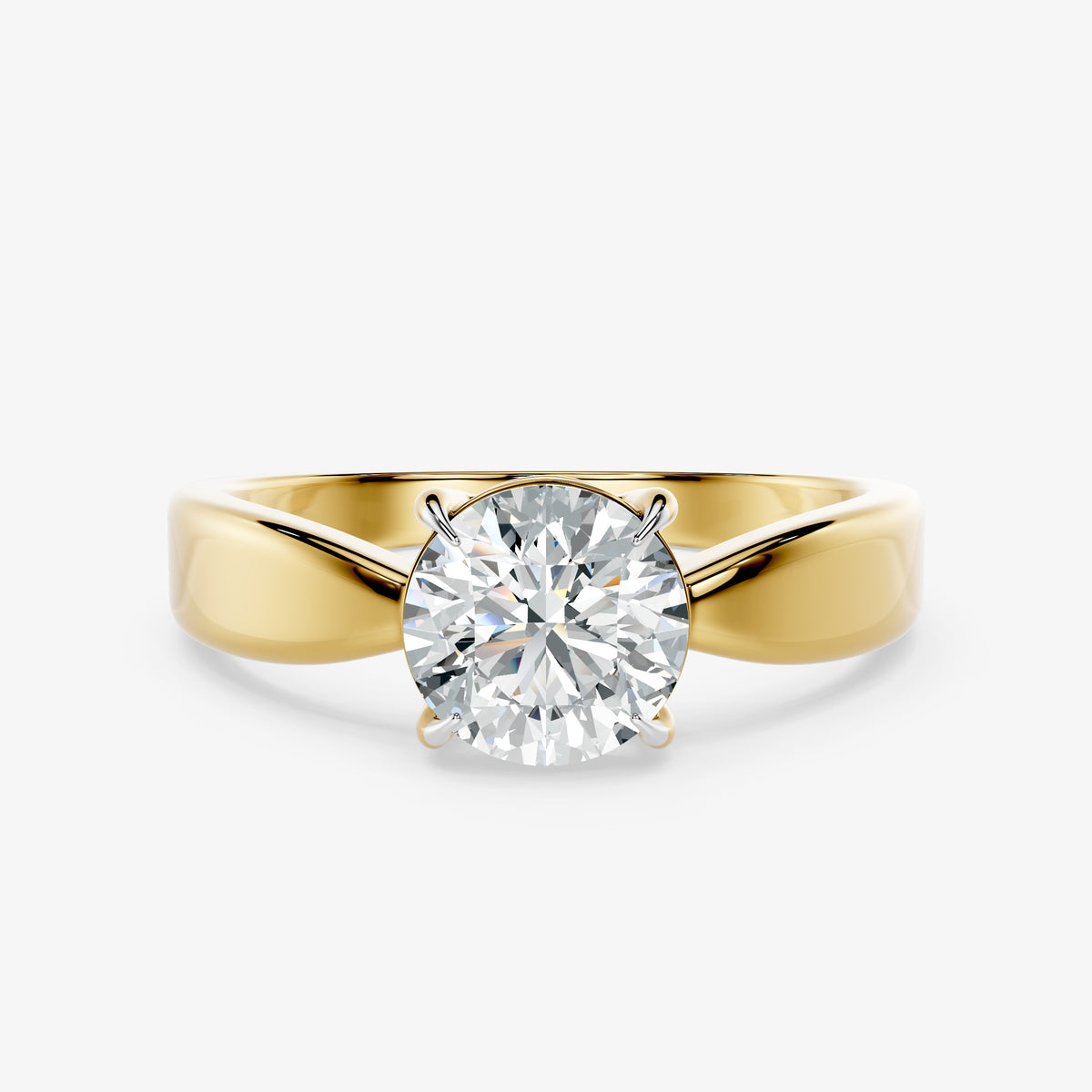 Avora Round Diamond Solitaire Ring