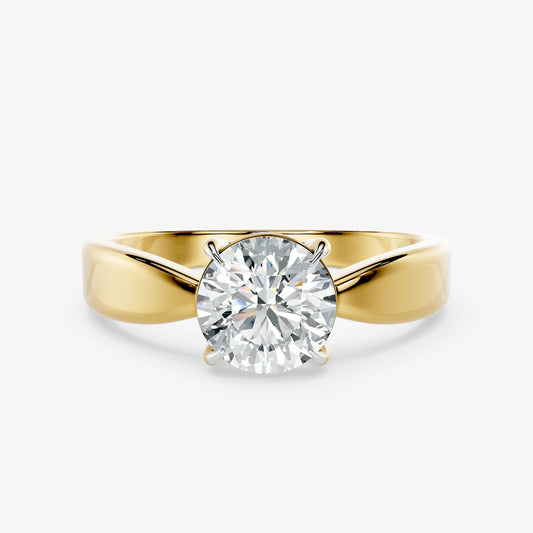 Avora Round Diamond Solitaire Ring