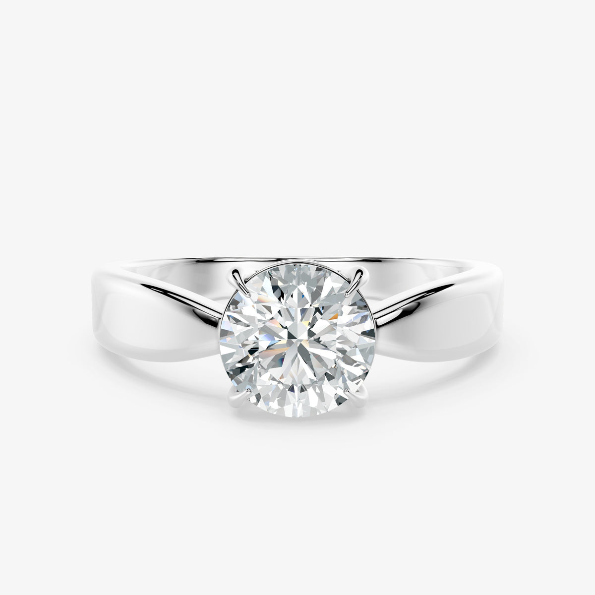 Avora Round Diamond Solitaire Ring