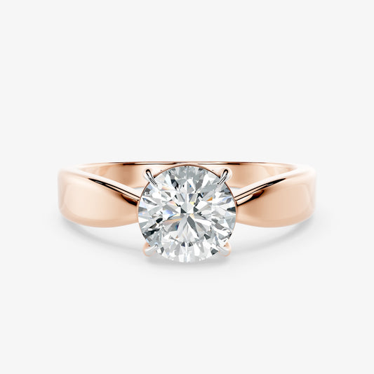 Avora Round Diamond Solitaire Ring