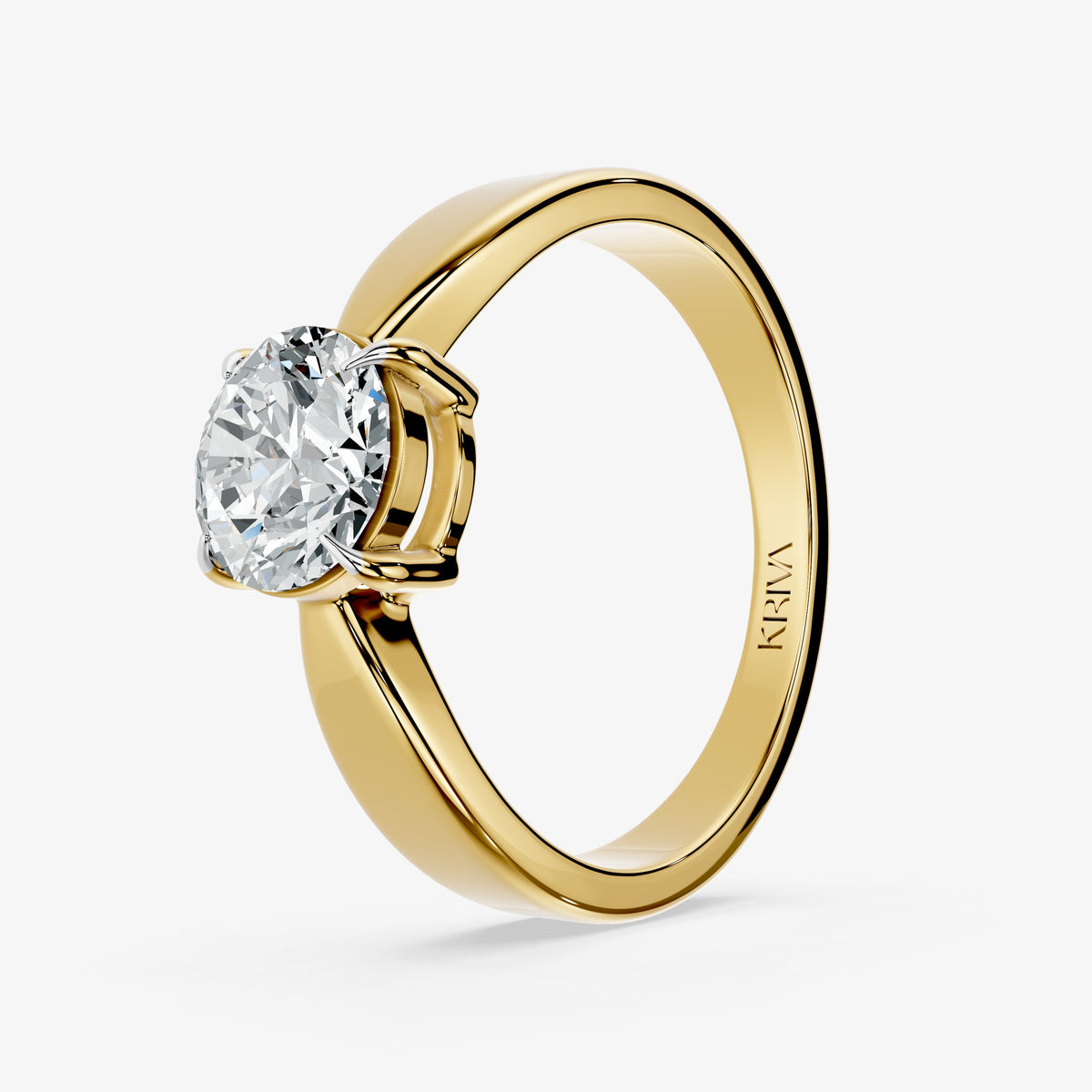 Avora Round Diamond Solitaire Ring