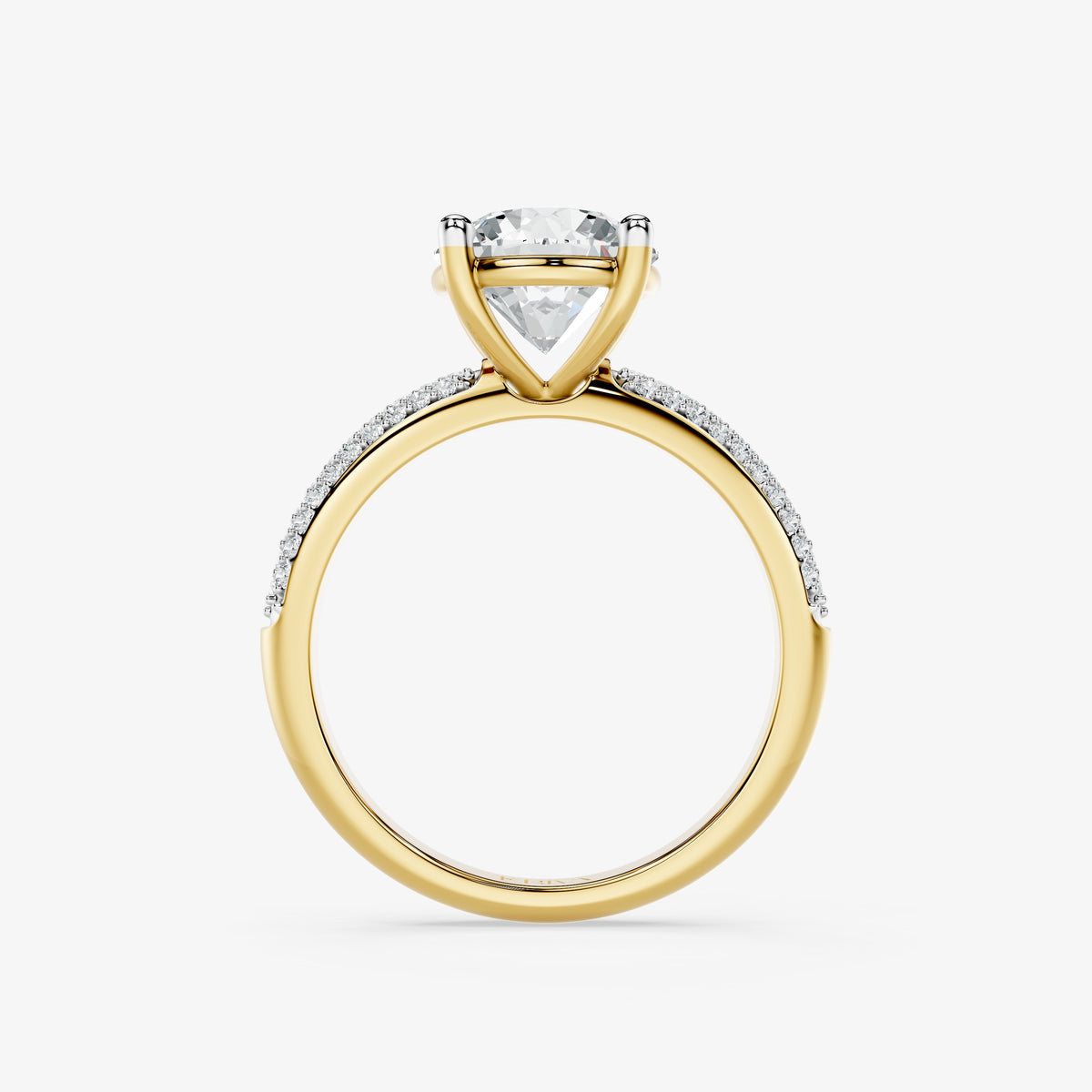 Round Weave Diamond Ring