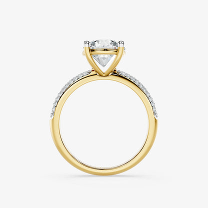 Round Weave Diamond Ring
