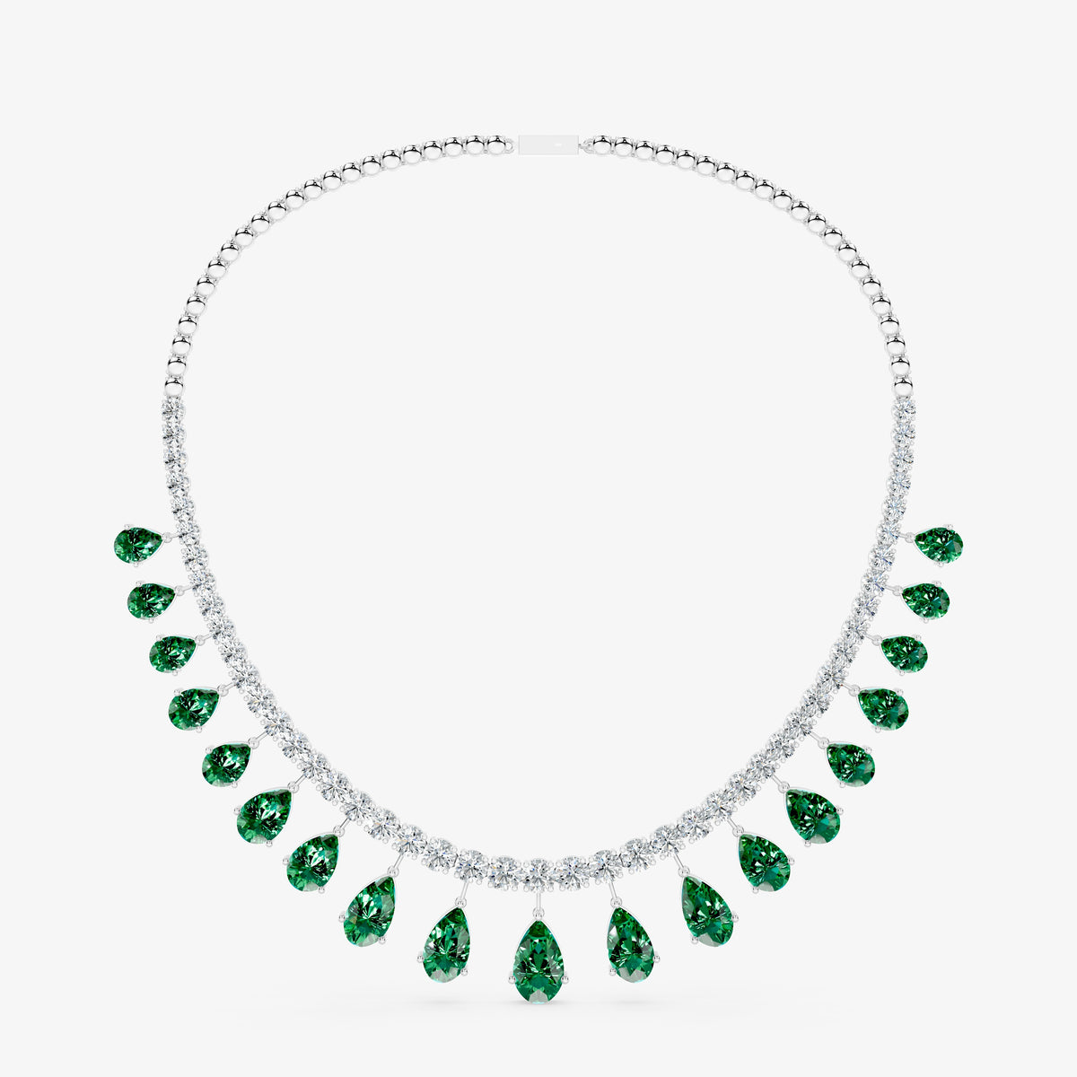 Emerald Reverie Diamond Necklace