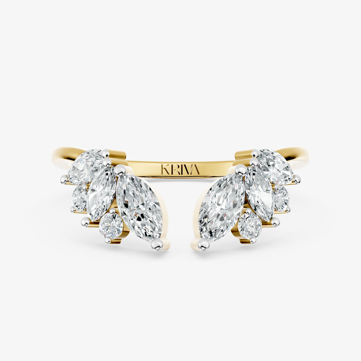Marquise Diamond Cluster Ring