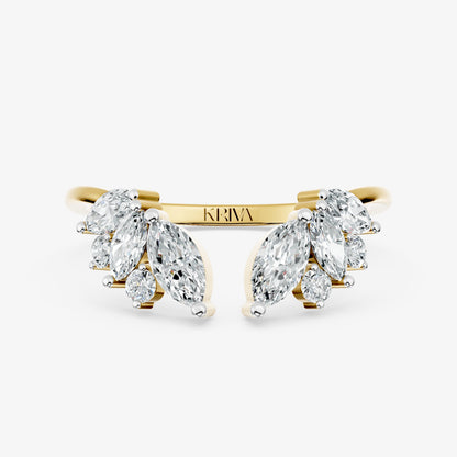 Marquise Diamond Cluster Ring