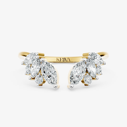 Marquise Diamond Cluster Ring