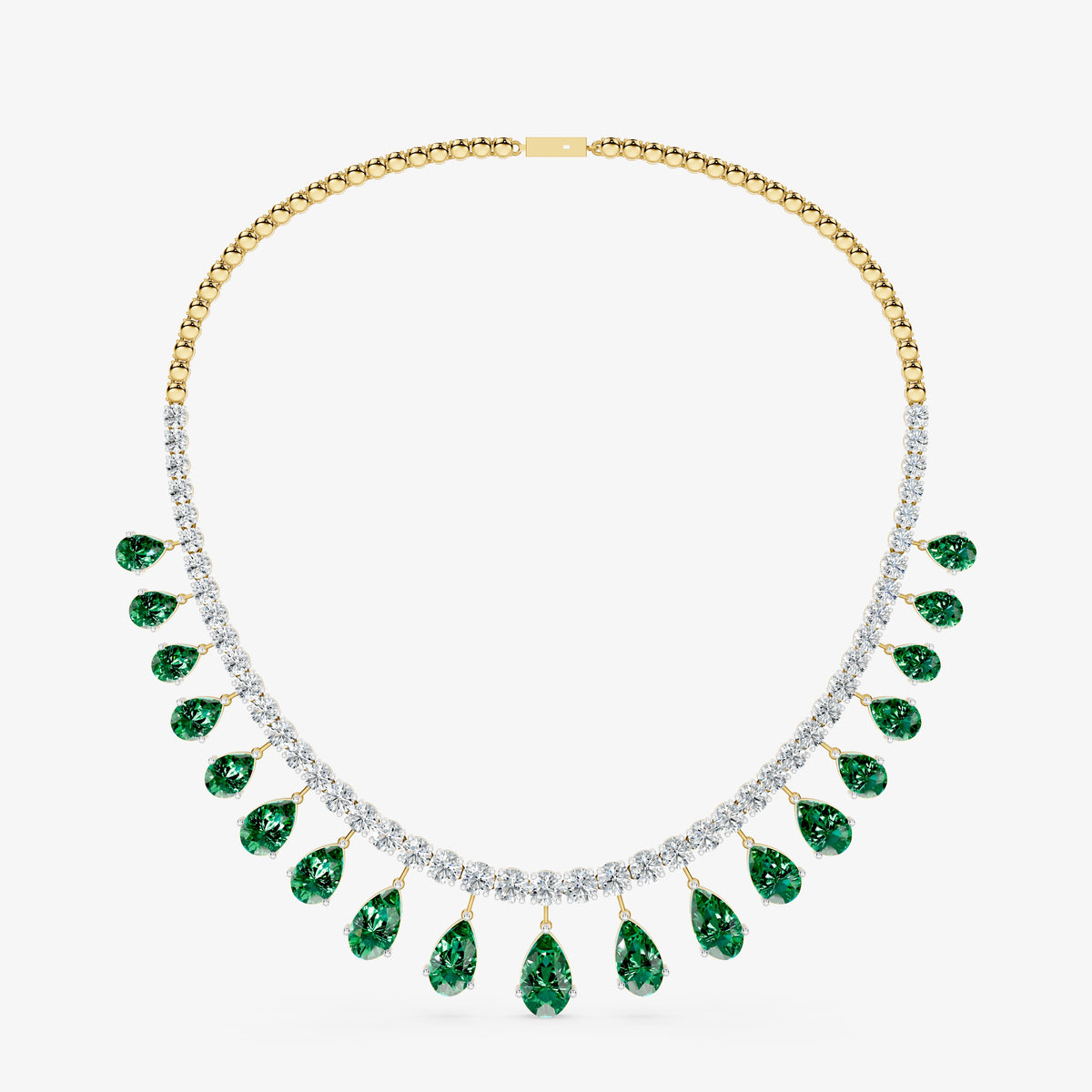 Emerald Reverie Diamond Necklace