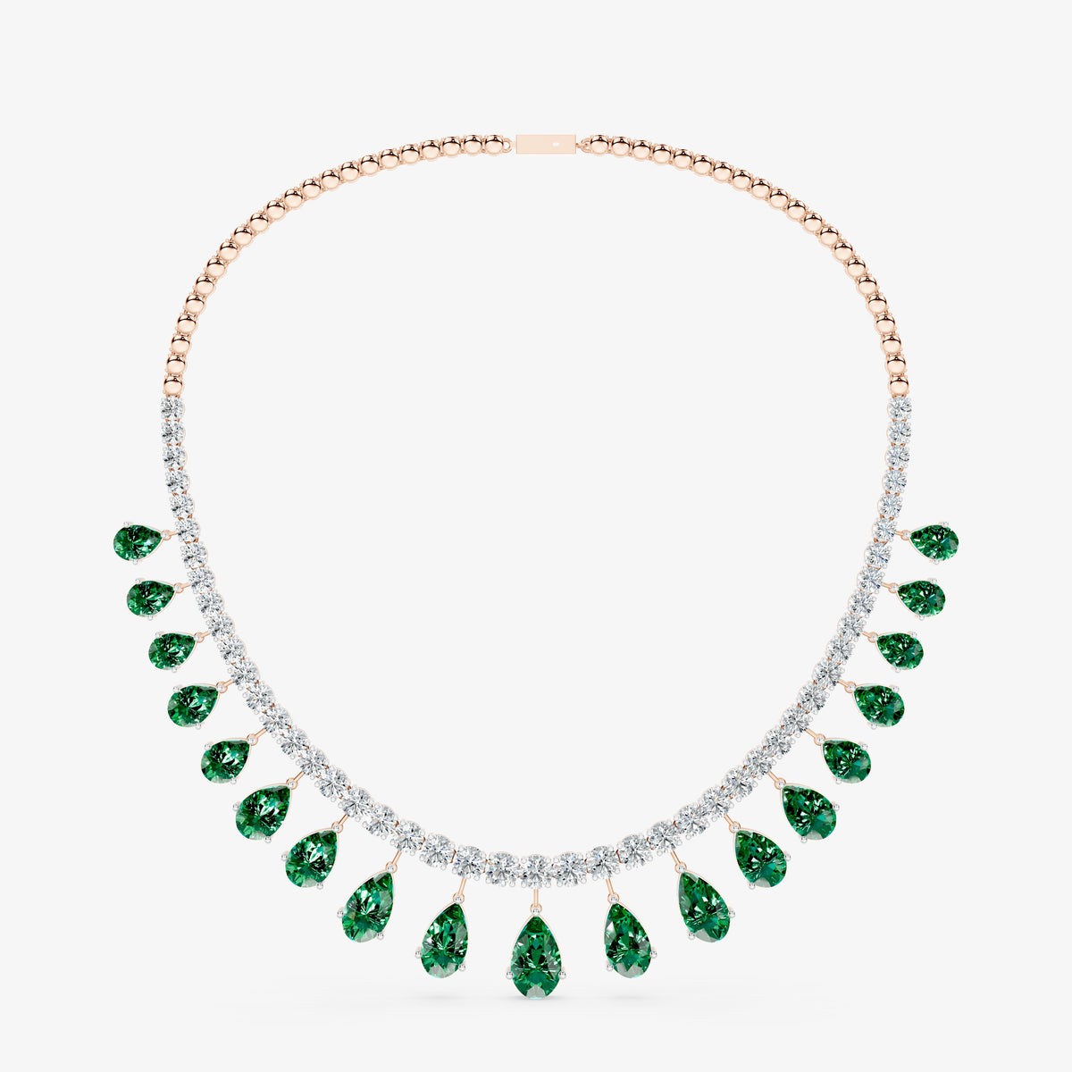 Emerald Reverie Diamond Necklace