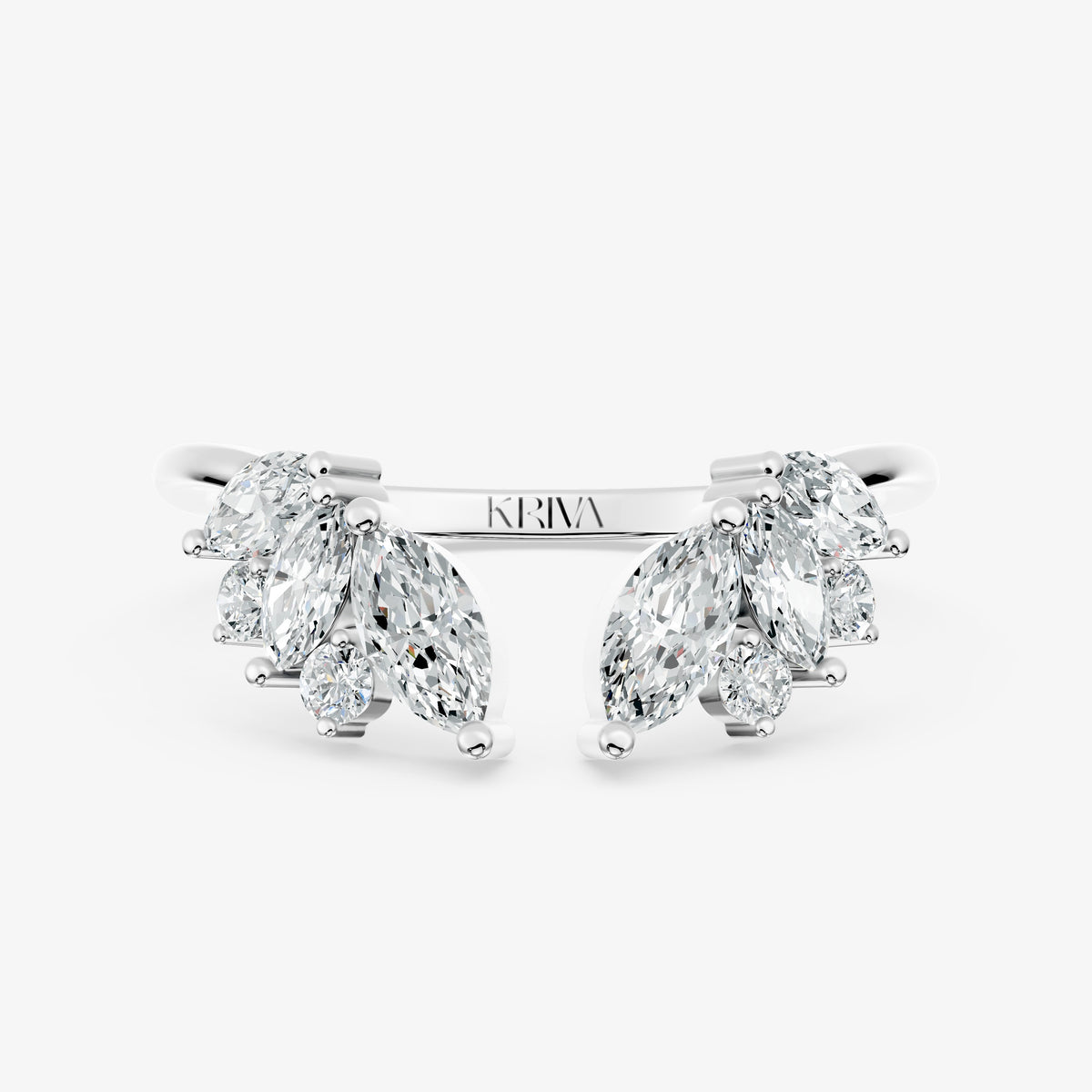 Marquise Diamond Cluster Ring