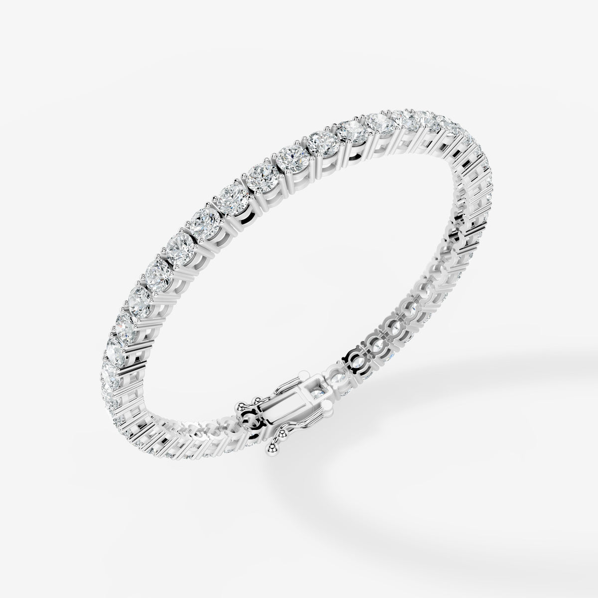 Classic Round Diamond Tennis Bracelet